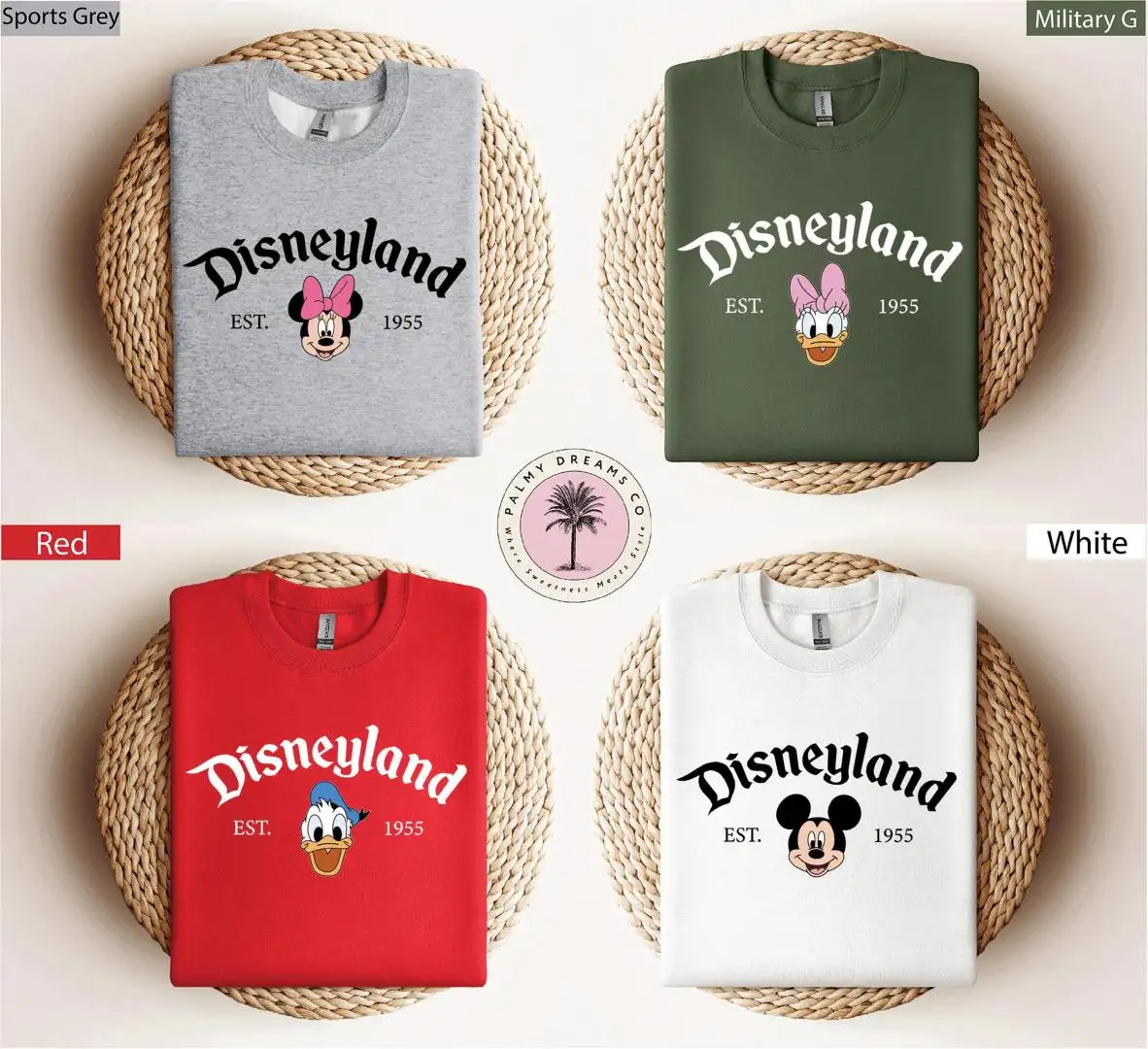 Disneyland Mickey and Friends Family Shirt