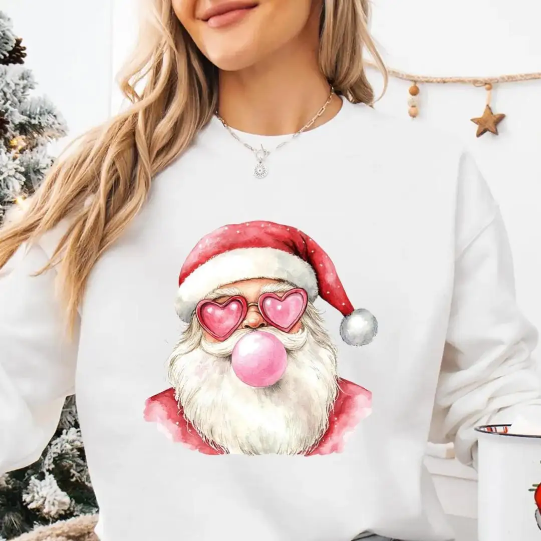 Funny Santa Bubble Gum Christmas Shirt