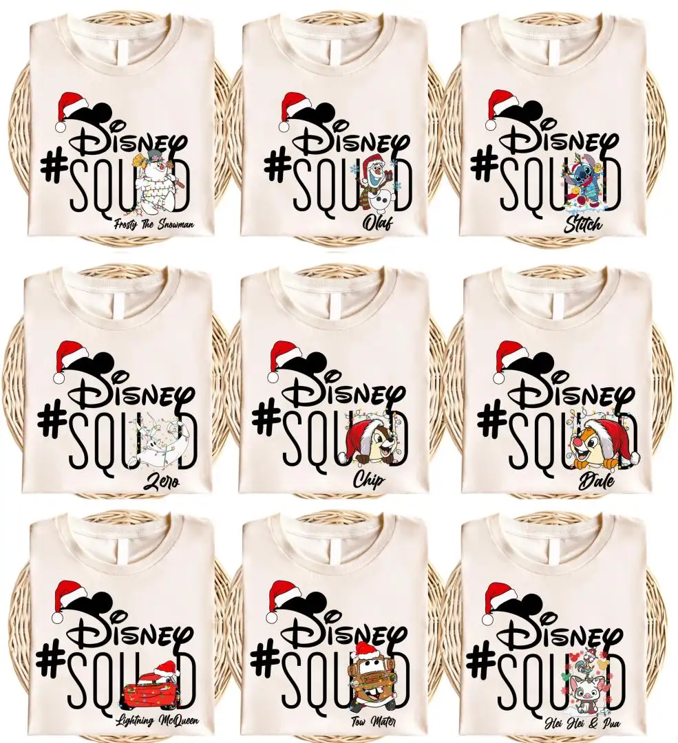 Disney Christmas Squad Shirt for Family Party