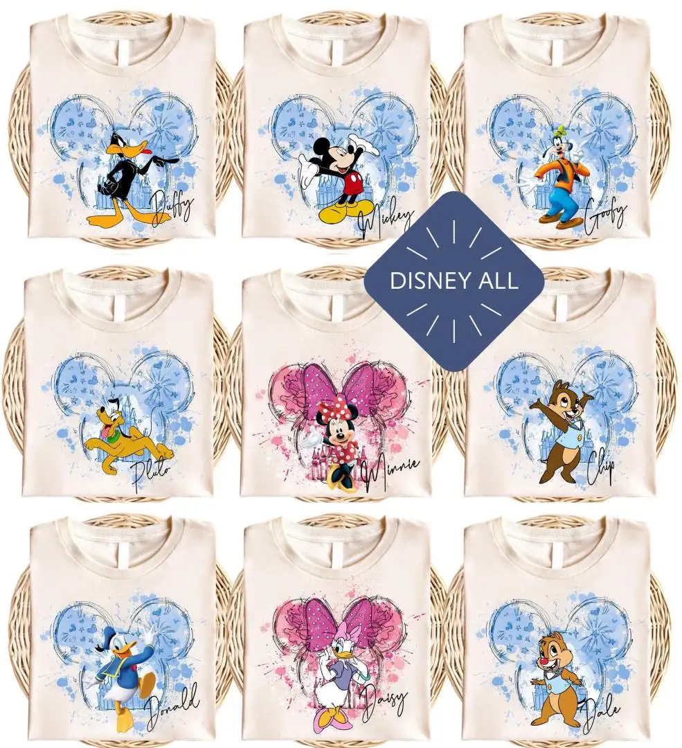 Disney Character Shirt for Family Squad