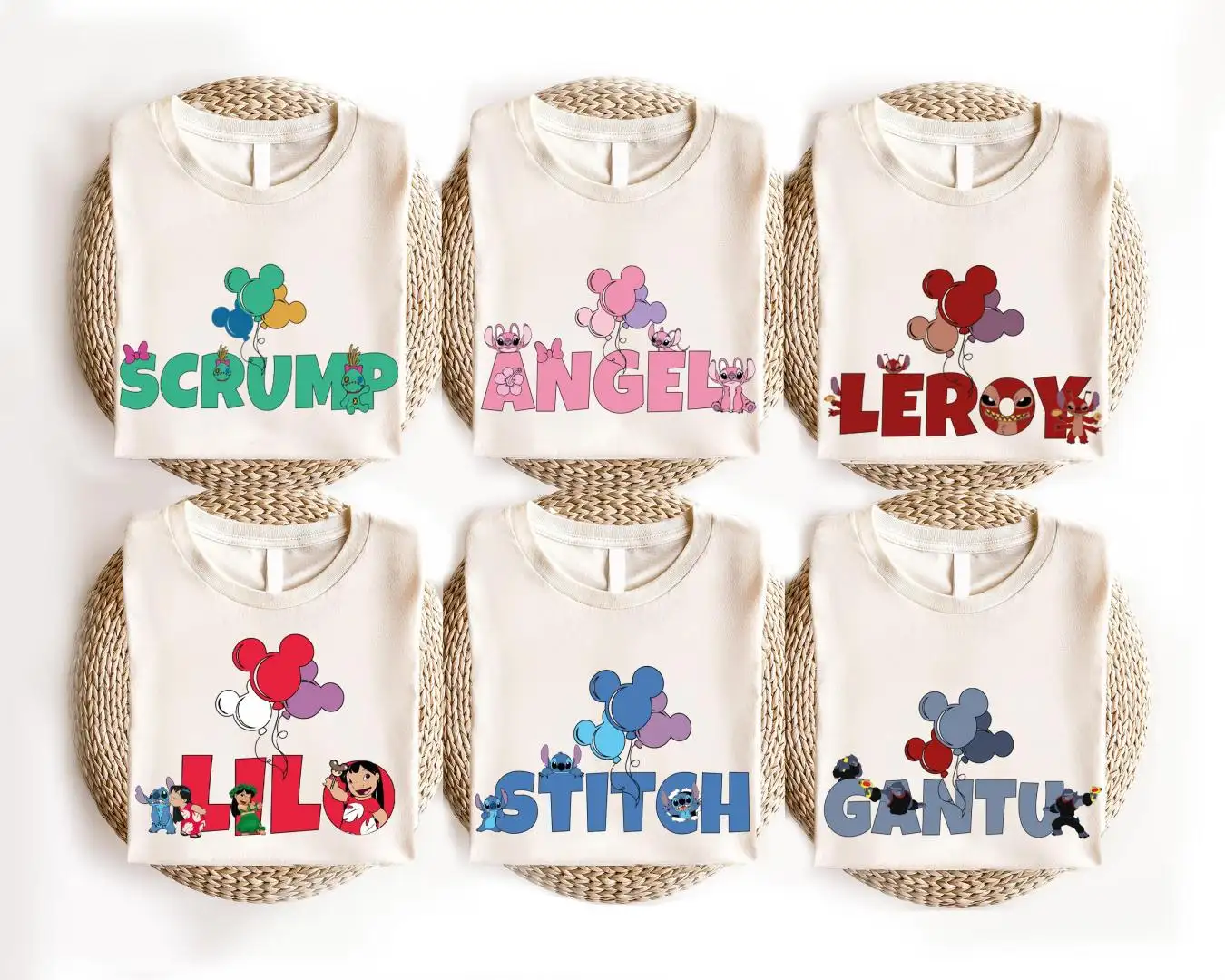 Kids Stitch Angel Balloon Disney Shirt