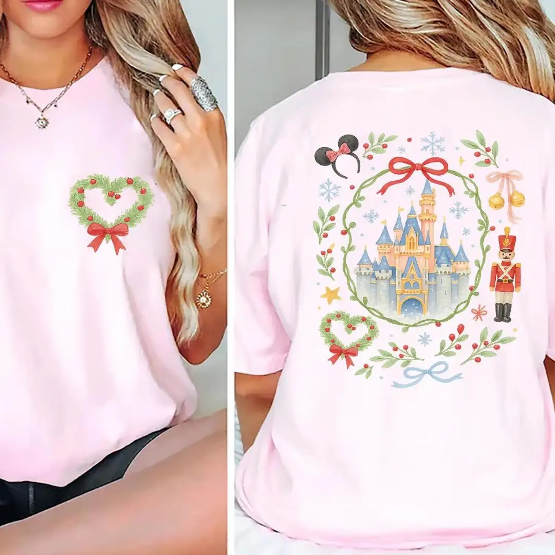 Disney Christmas Castle Holiday Shirt Gift