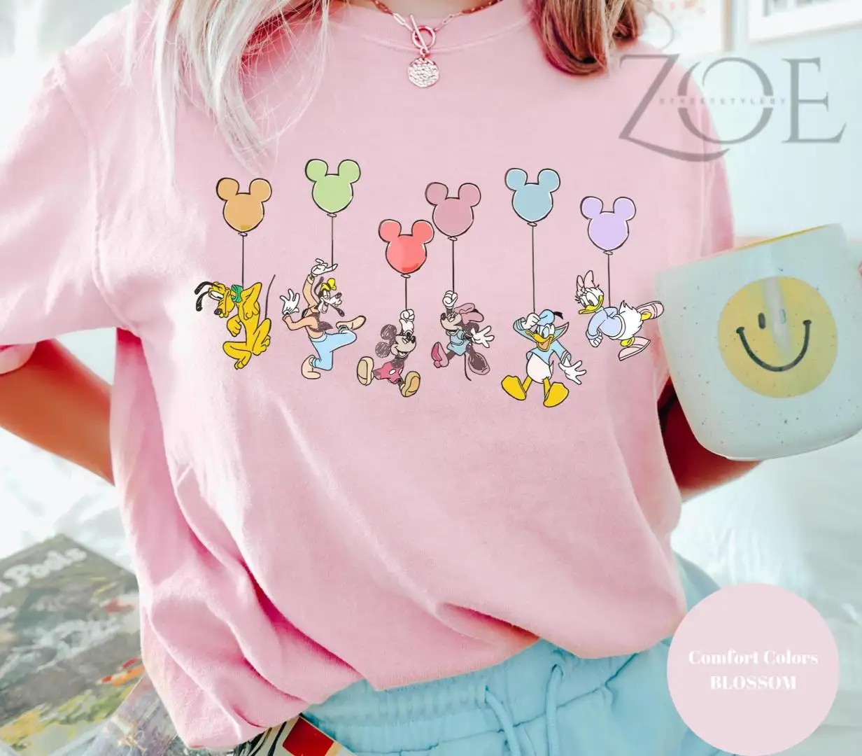 Retro Mickey Balloons Shirt for Disney Fans