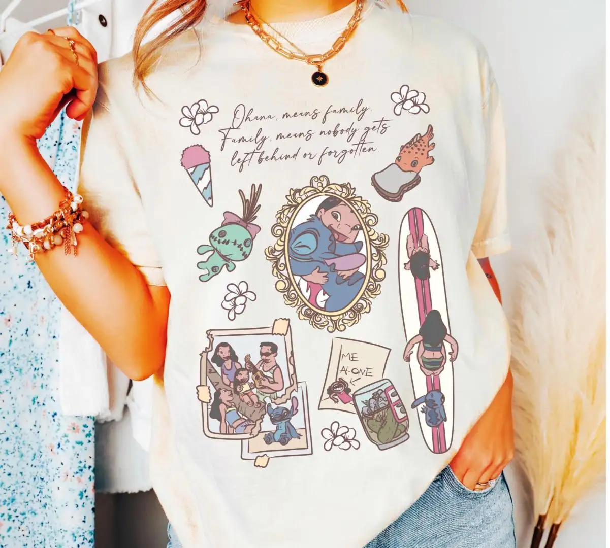 Disney Stitch Ohana Family Shirt