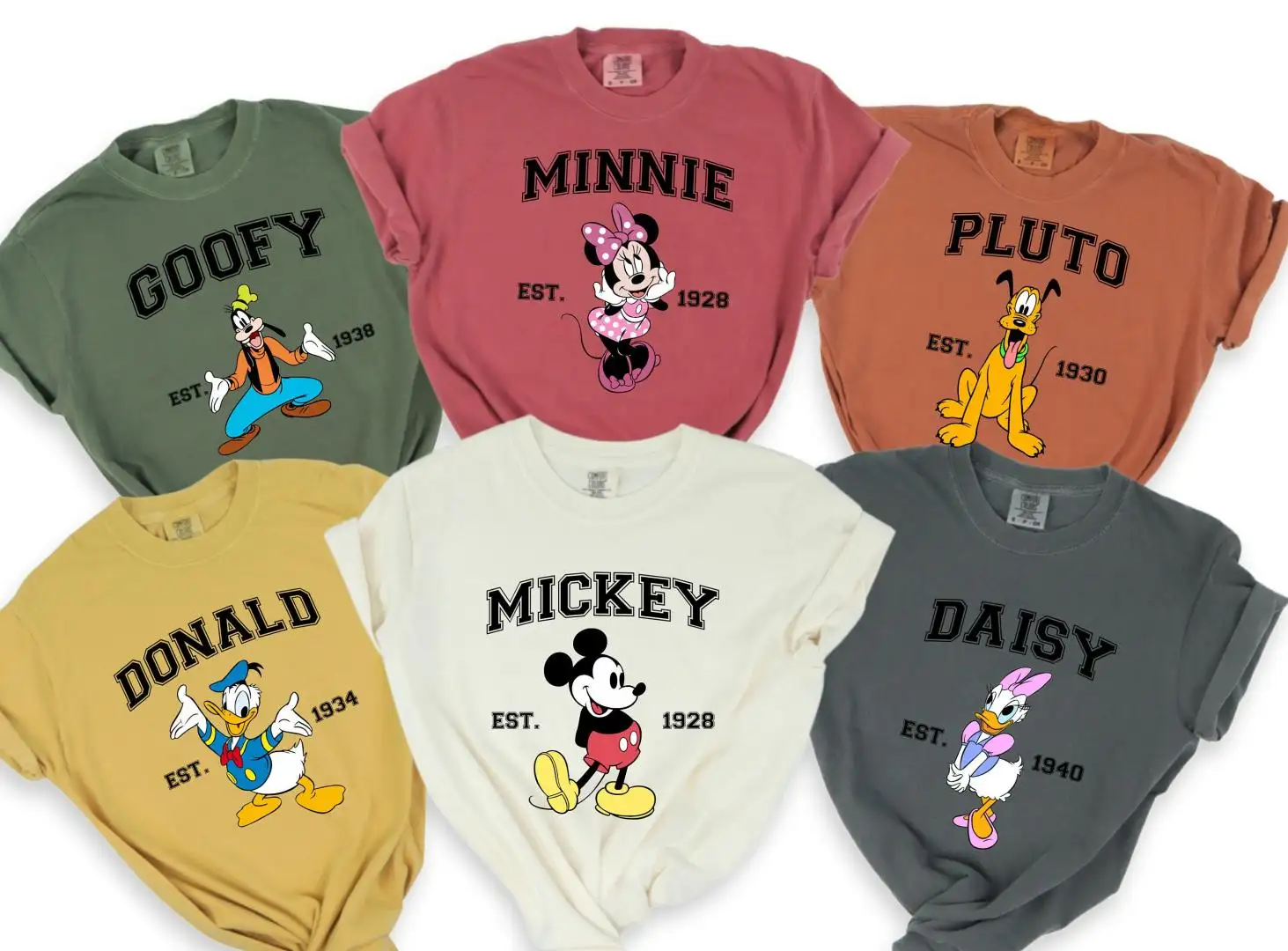 Vintage Disney Characters Shirt for Adults