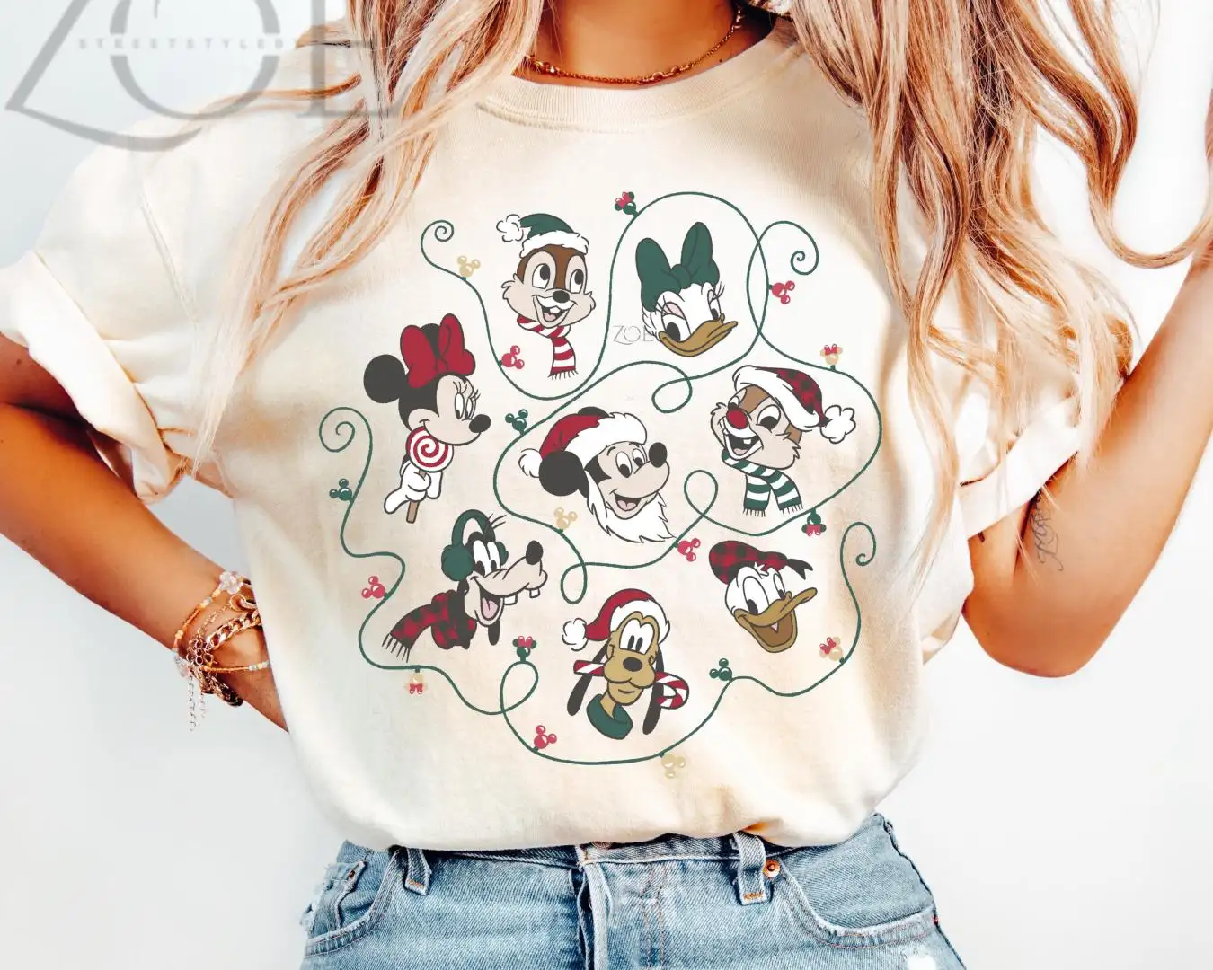Disney Mickey Christmas Lights Shirt for Holiday Fans