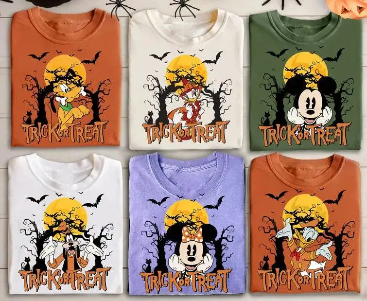 Vintage Disney Mickey Halloween Shirt for Trick or Treat