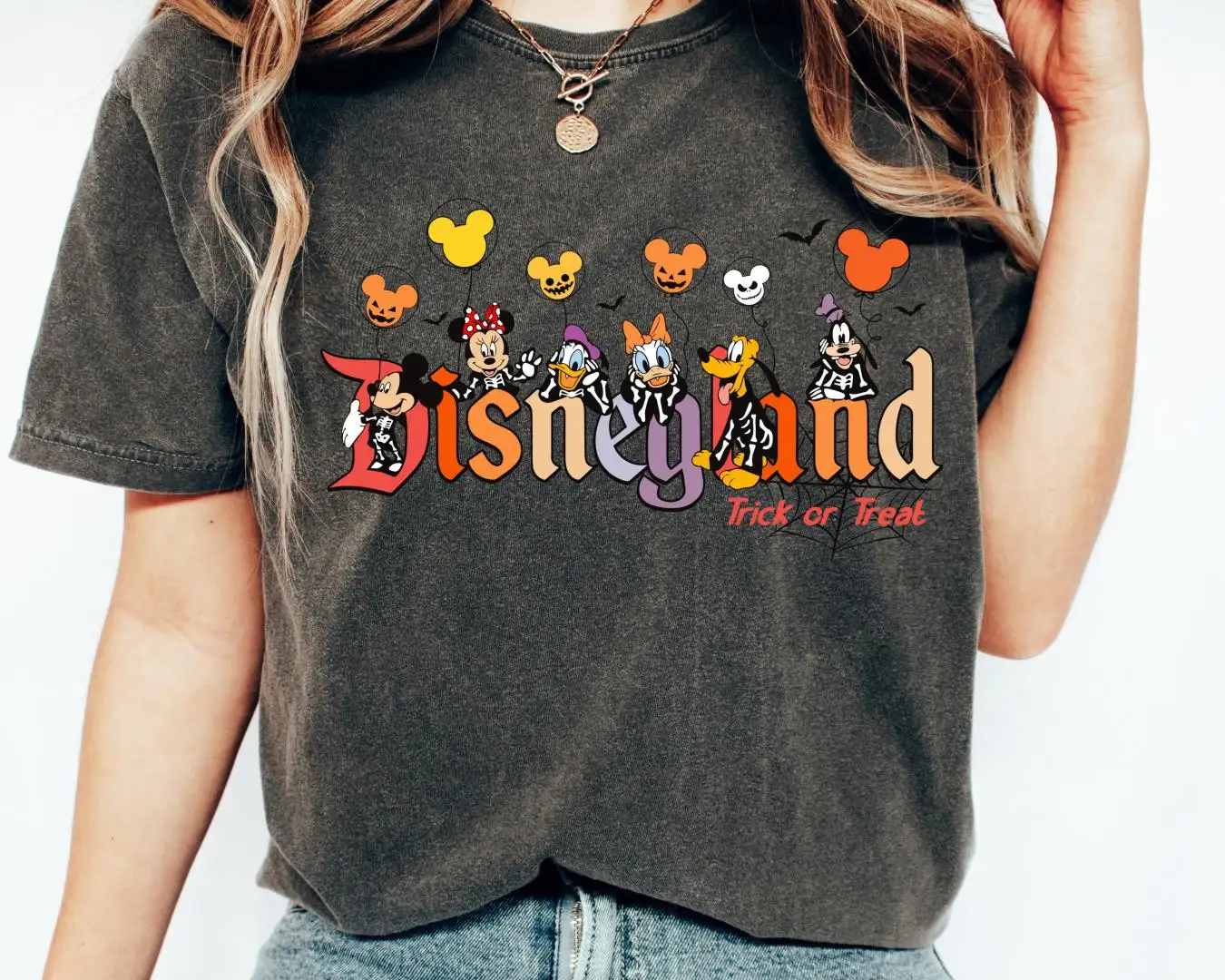 Disney Halloween Skeleton Balloon Shirt for Kids