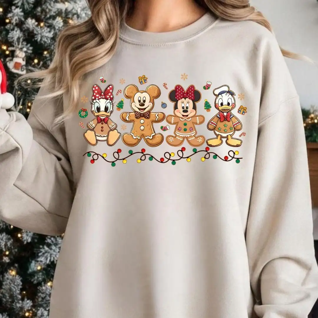 Disney Christmas Shirt Mickey Gingerbread Holiday