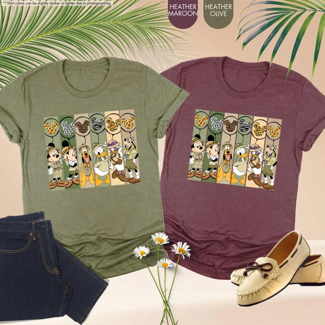 Disney Safari Shirt Family Animal Kingdom Wildlife