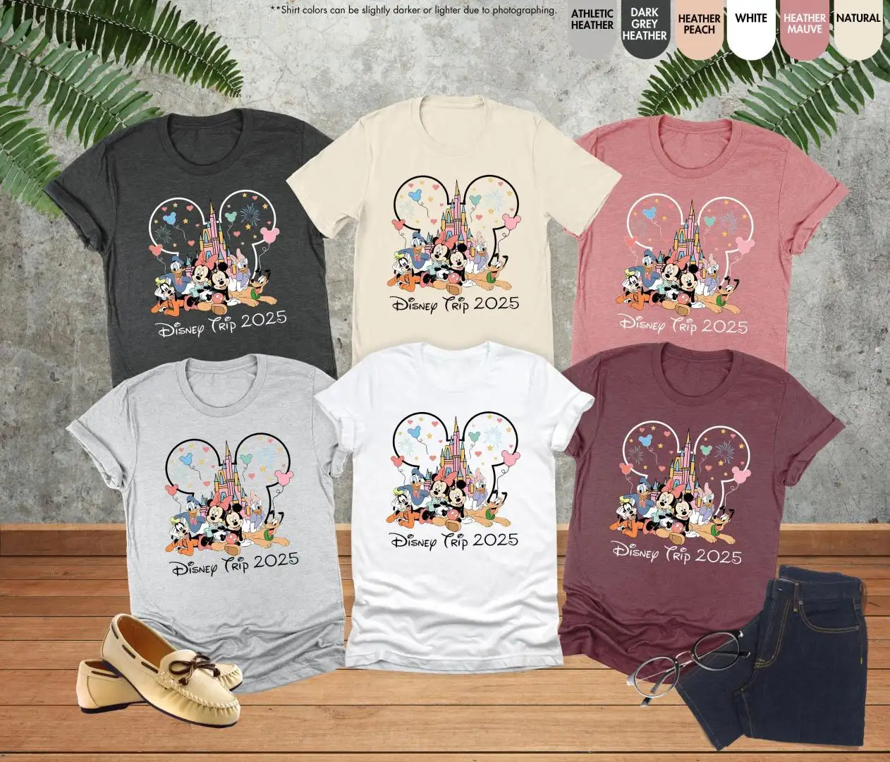 Disney Trip 2025 Matching Family Shirt