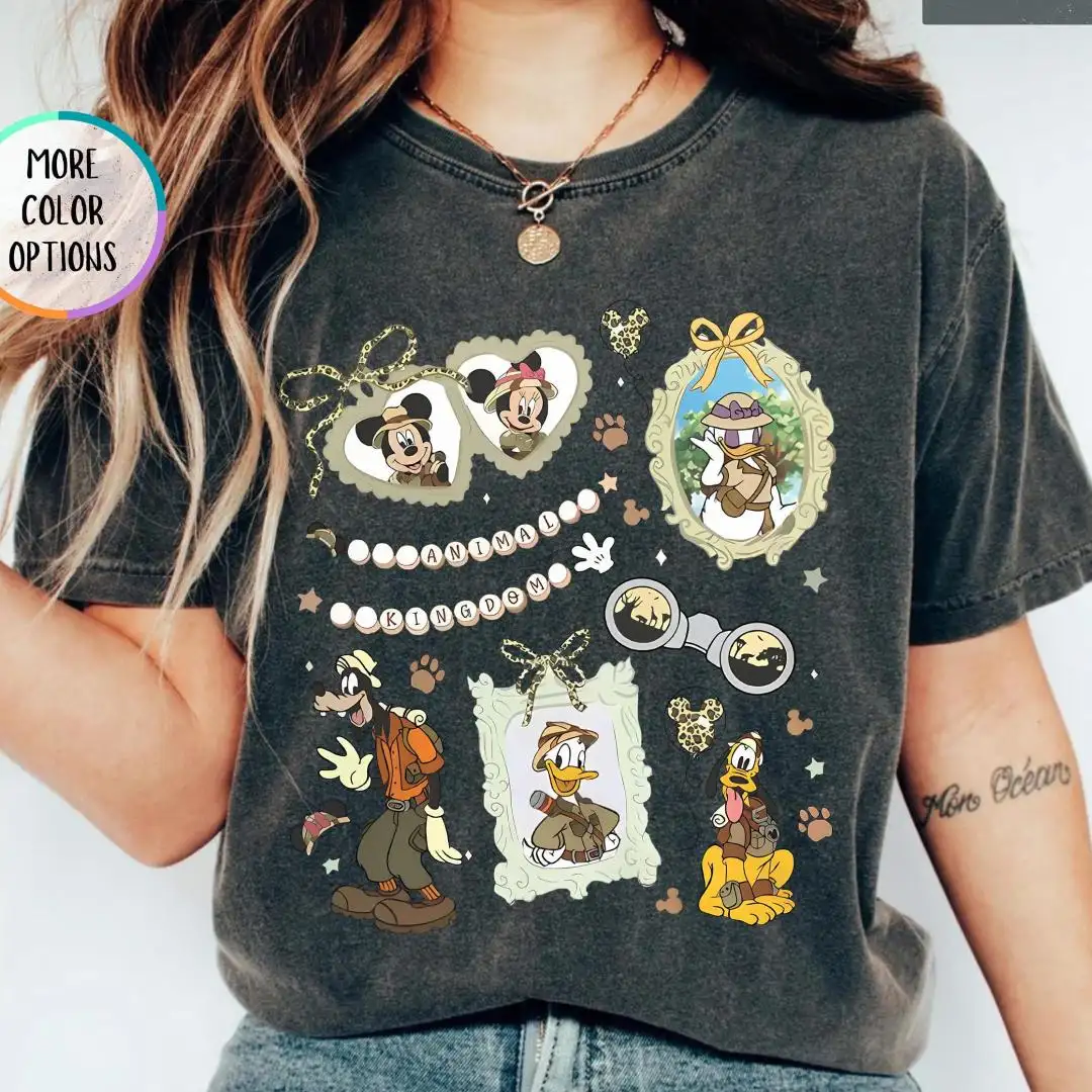 Vintage Disney Safari Graphic Shirt for Animal Kingdom