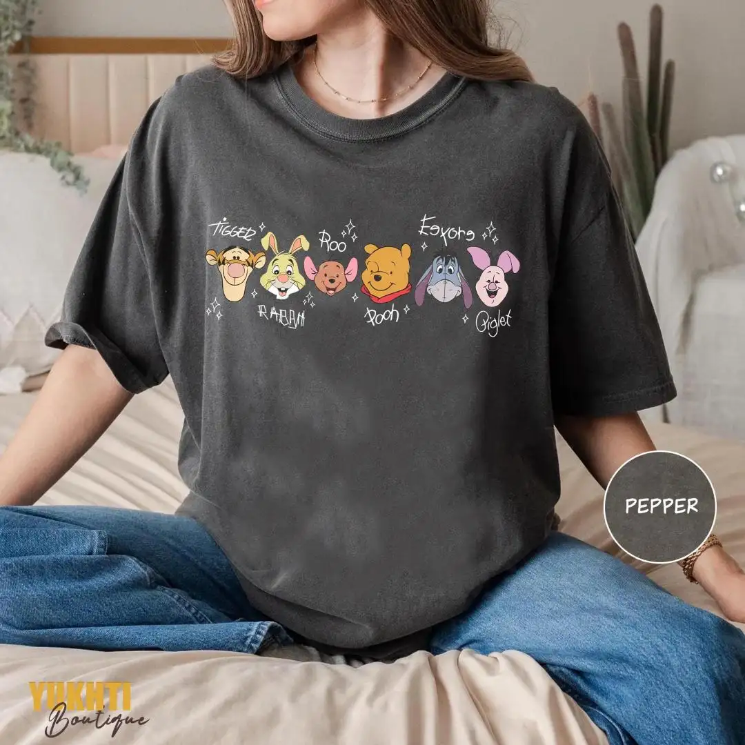 Retro Winnie The Pooh Shirt for Disneyland Family Trip