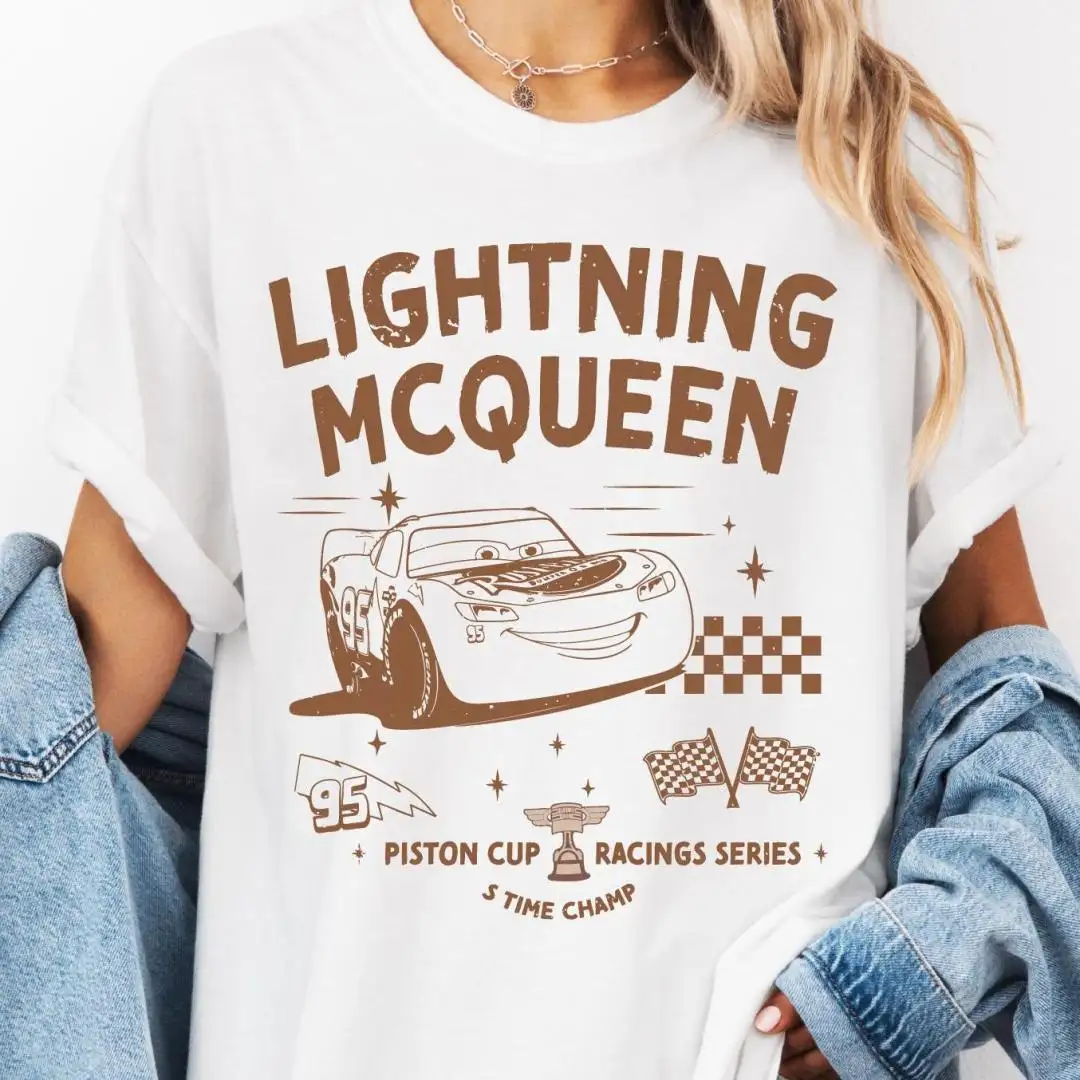 Vintage Disney Pixar Cars Shirt for Family Vacation