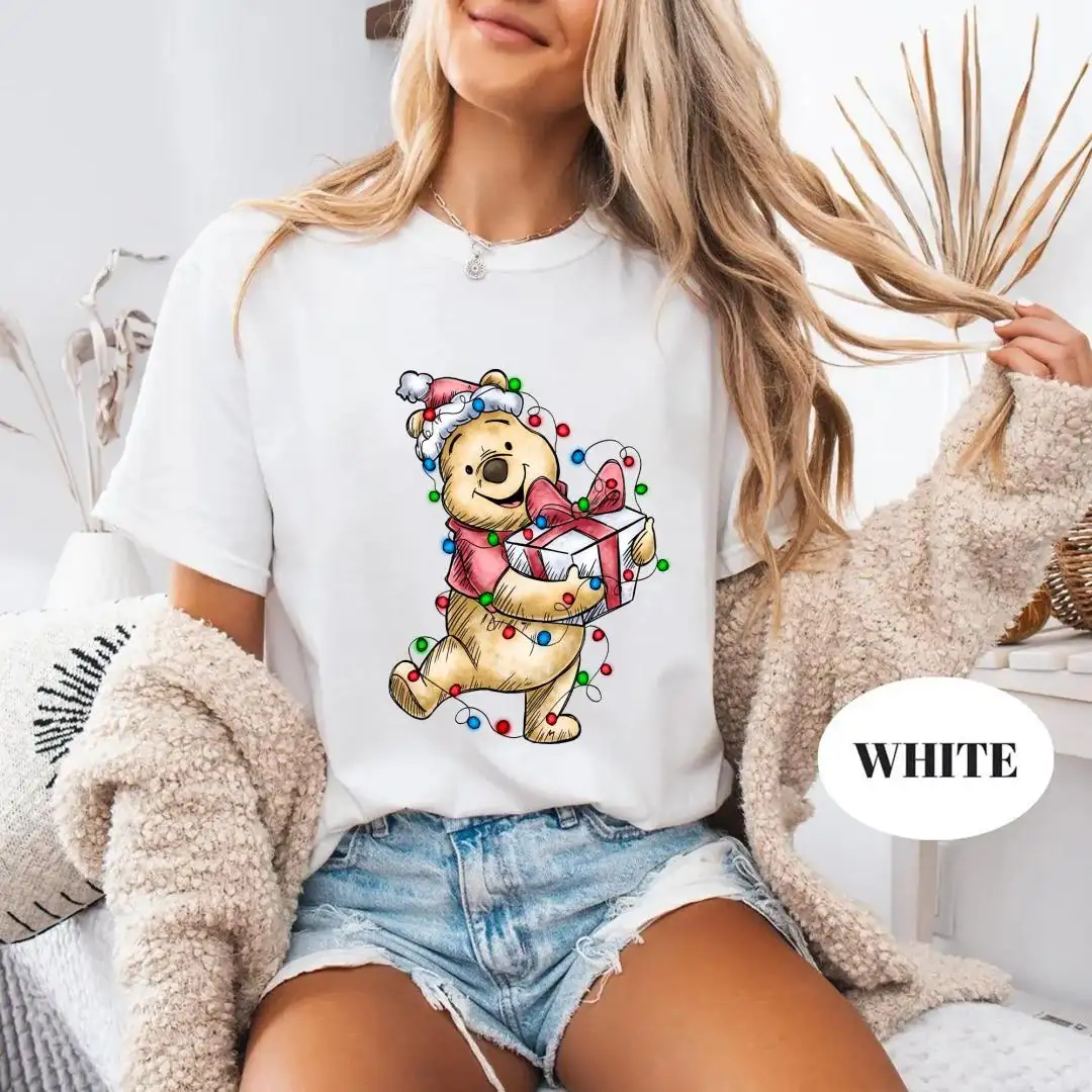 Winnie the Pooh Christmas Shirt for Kids