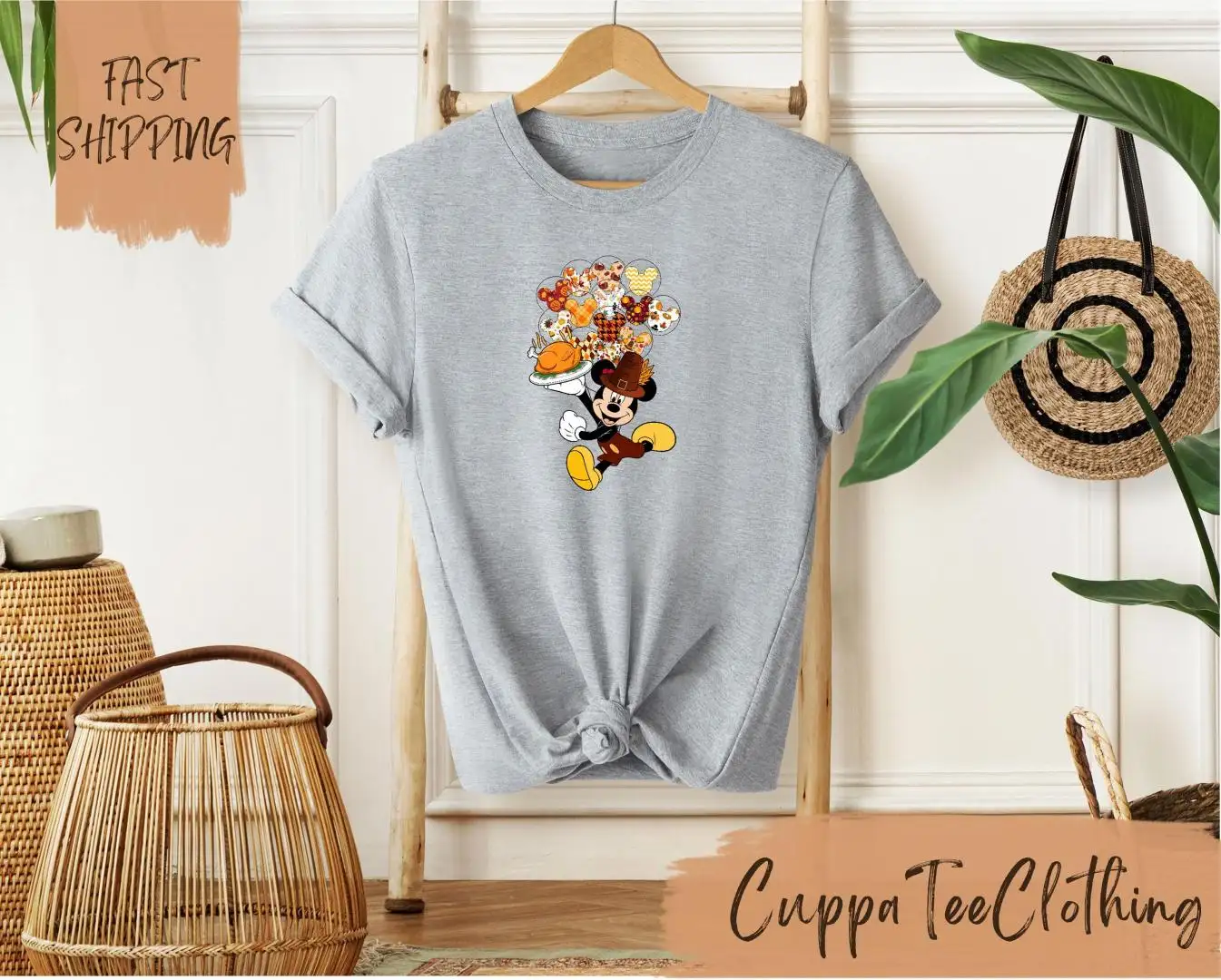 Disney Thanksgiving Mickey Friends Shirt