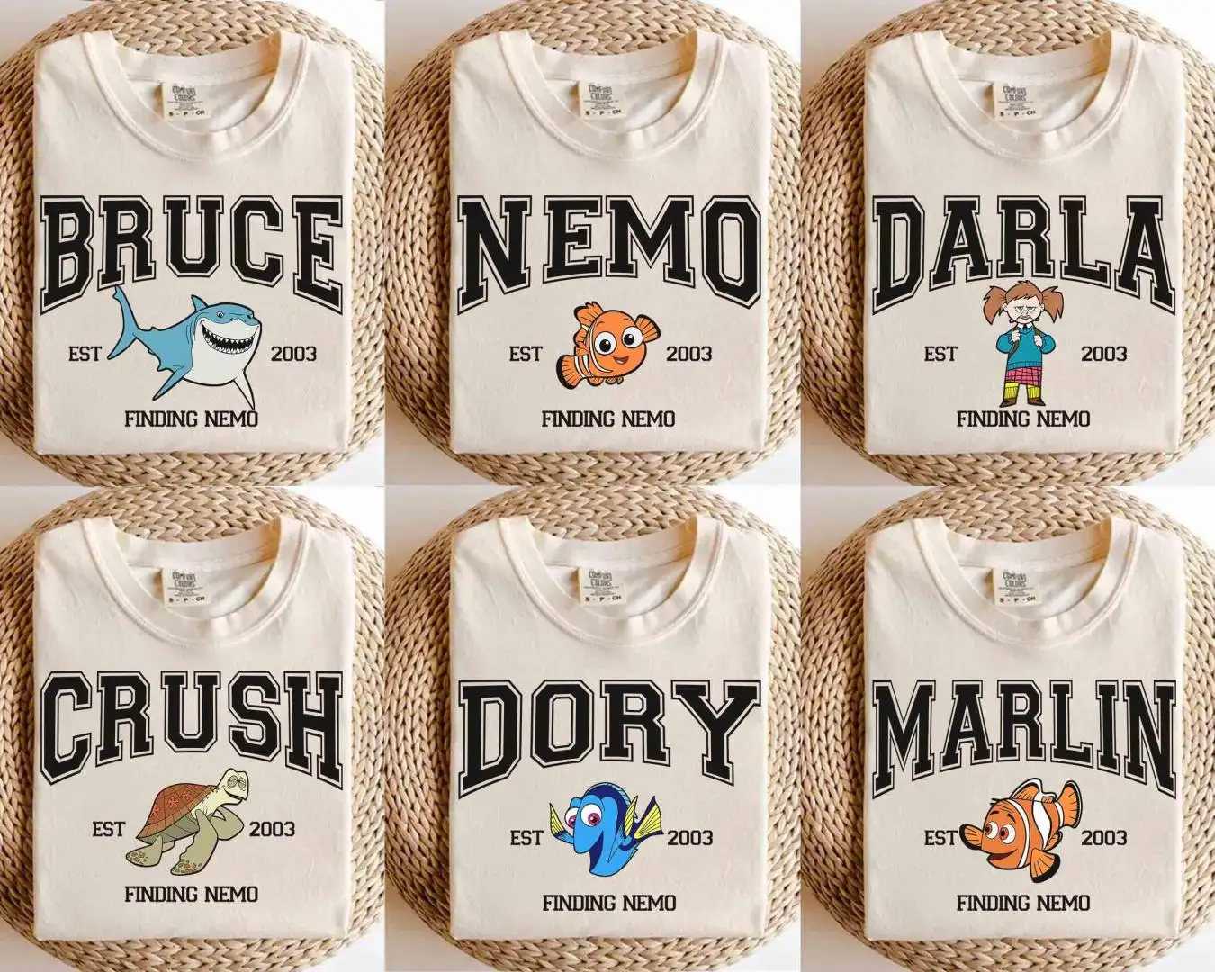 Vintage Disney Finding Nemo Shirt Family Vacation Gift