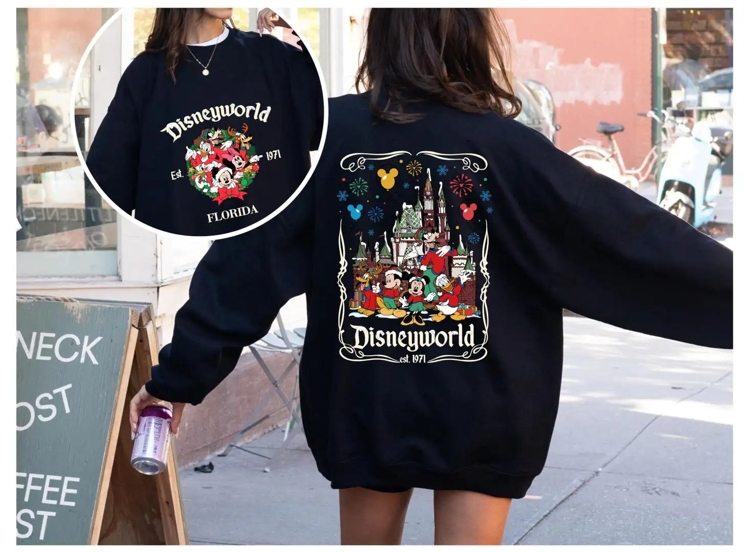 Vintage 1971 Disney Christmas Shirt for Family Trips