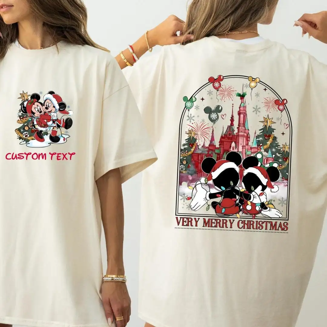 Disney Christmas Couple Shirt for Mickey's Very Merry Party