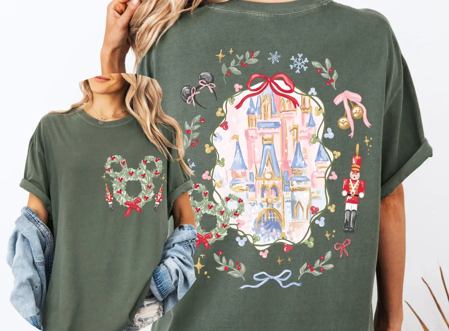 Disney Christmas Nutcracker Vintage Bow Shirt