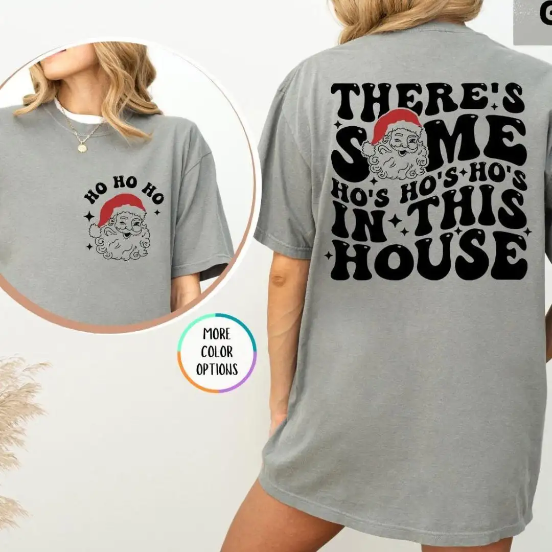 Funny Christmas Shirt with Santa Claus Holiday Humor