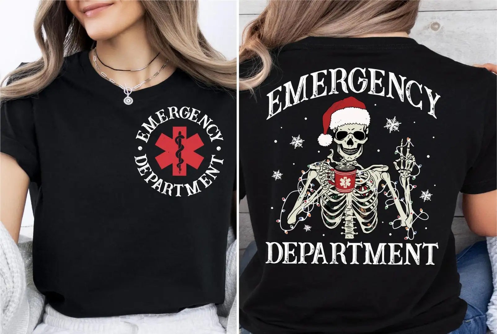 Funny ER Christmas Shirt for Emergency Department Staff