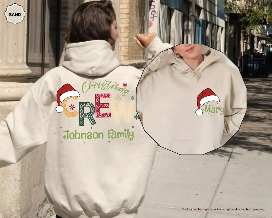 Custom Christmas Family Name Shirt