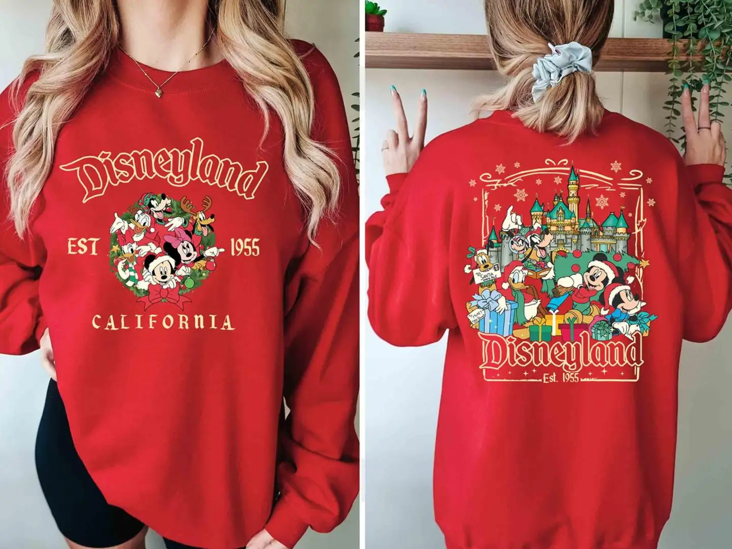 Disneyland Mickey Christmas Family Shirt Gift