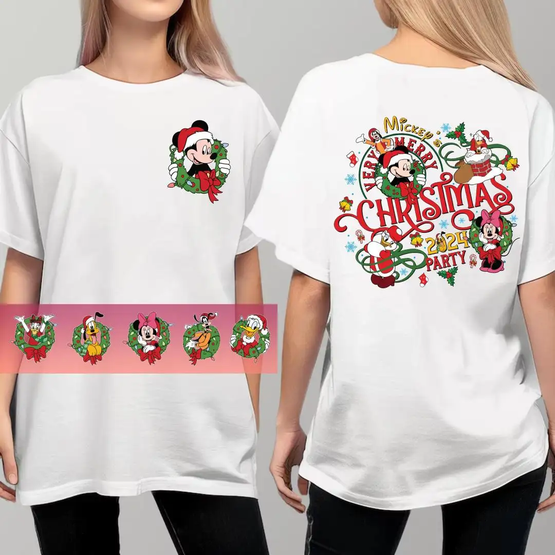 Disney Family Matching Christmas Party Shirt