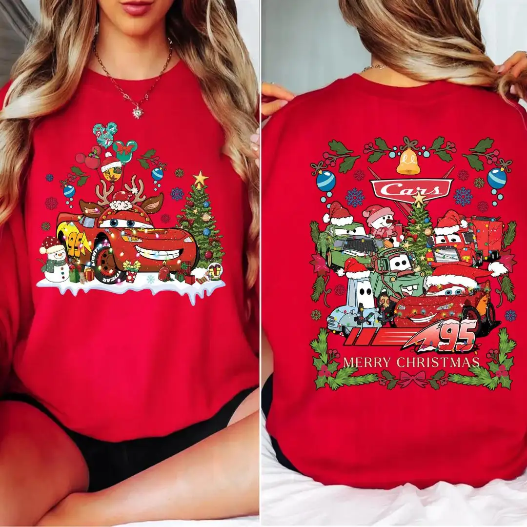 Disney Cars Christmas Kids Shirt | Family Matching Sweatshirt