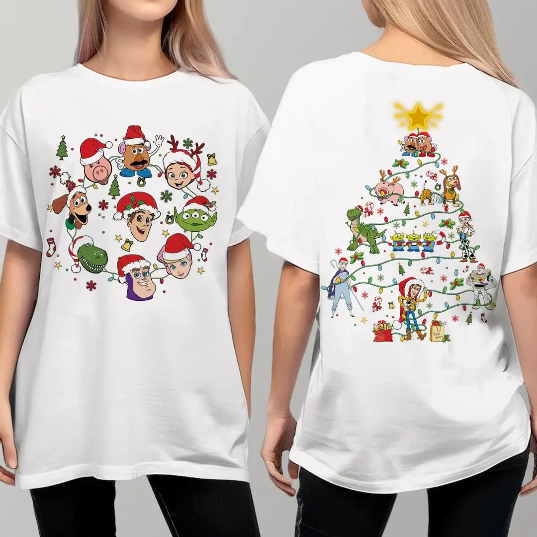 Disney Christmas Lights Tree Shirt for Family