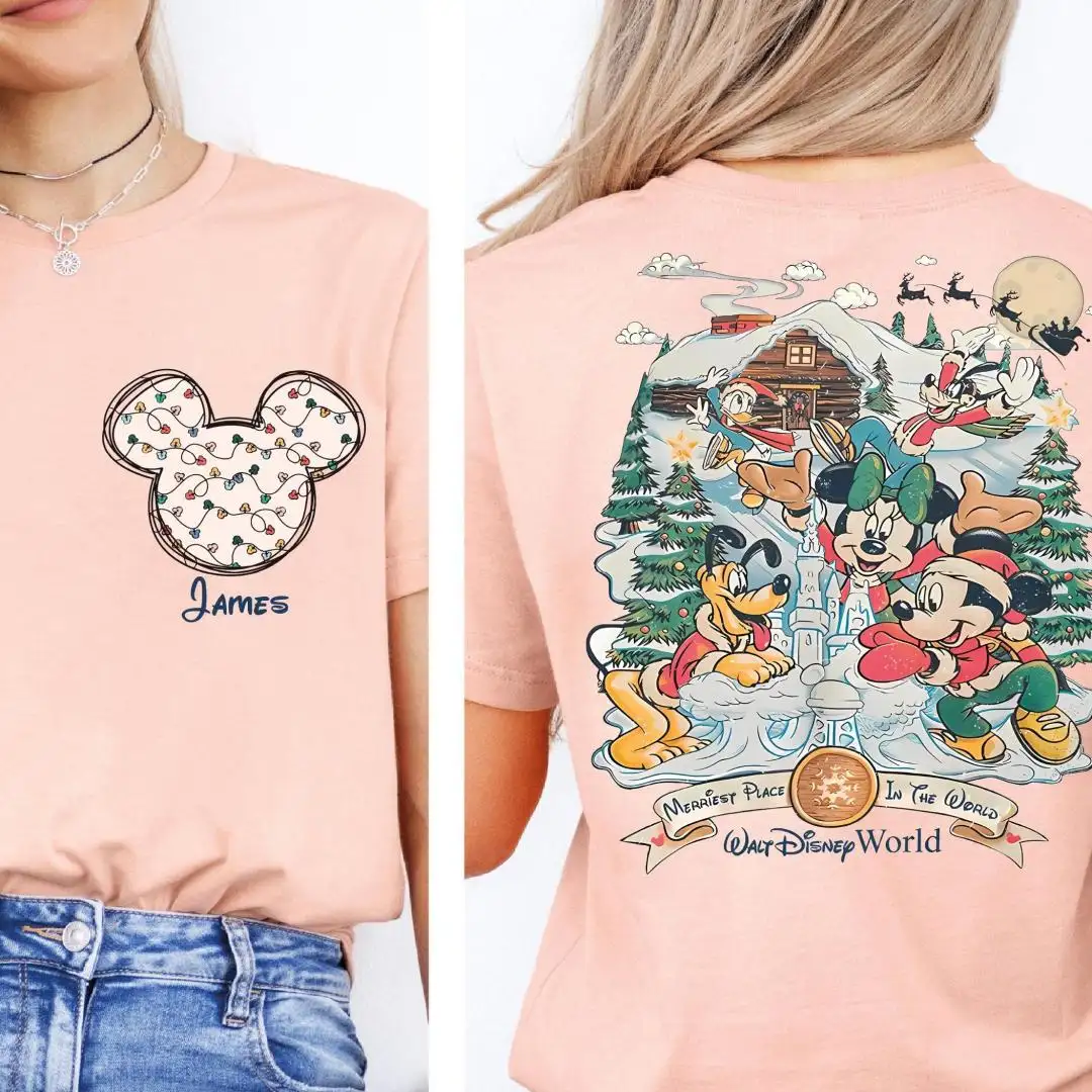 Custom Name Christmas Family Matching Shirt