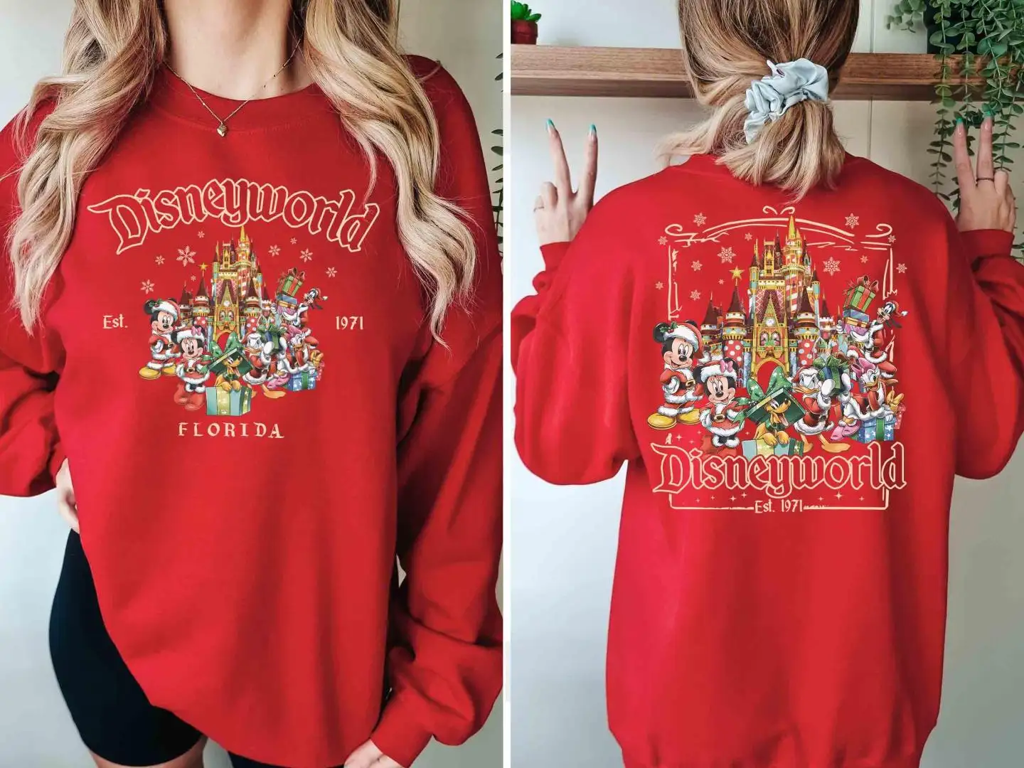 Retro Disney Christmas Shirt for Family Gifts