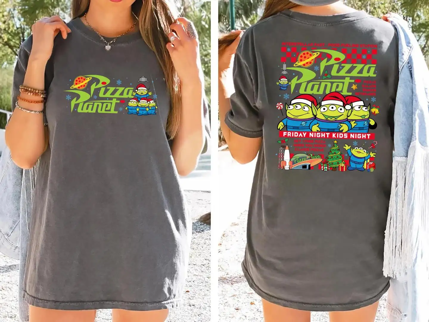 Disney Toy Story Pizza Planet Christmas Shirt