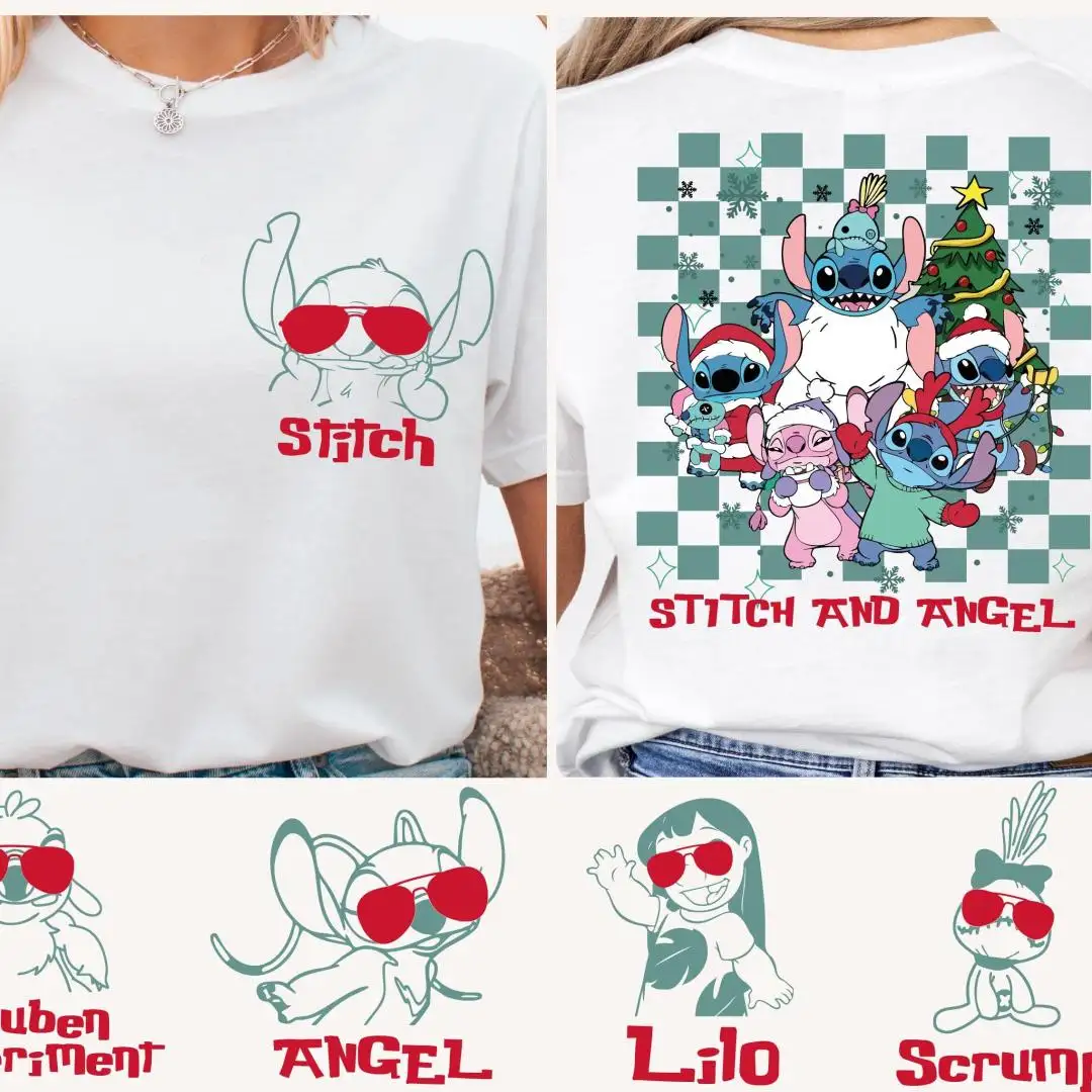 Disney Stitch Christmas Family Matching Shirt
