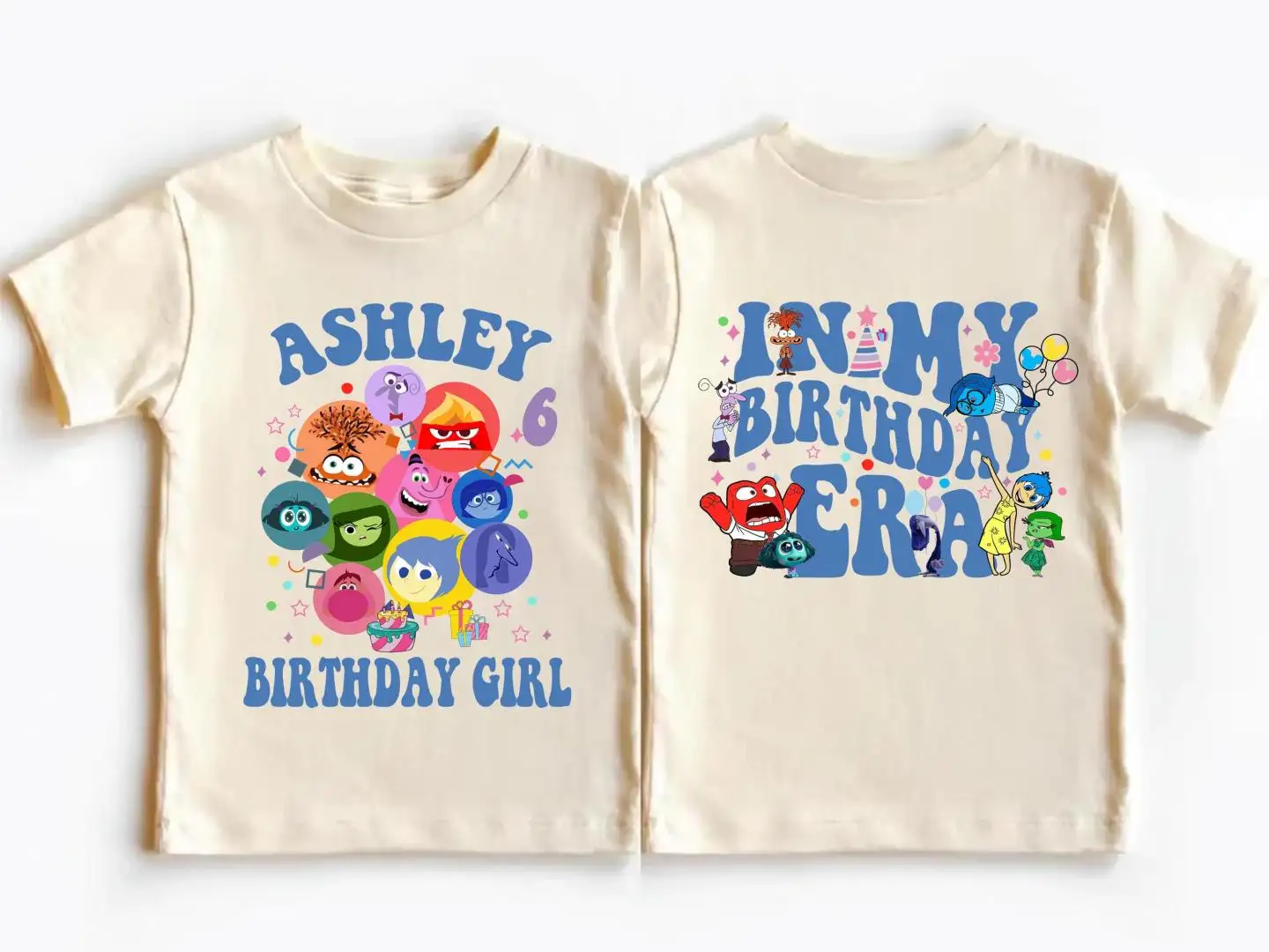 Disney Inside Out Birthday Shirt for Girls