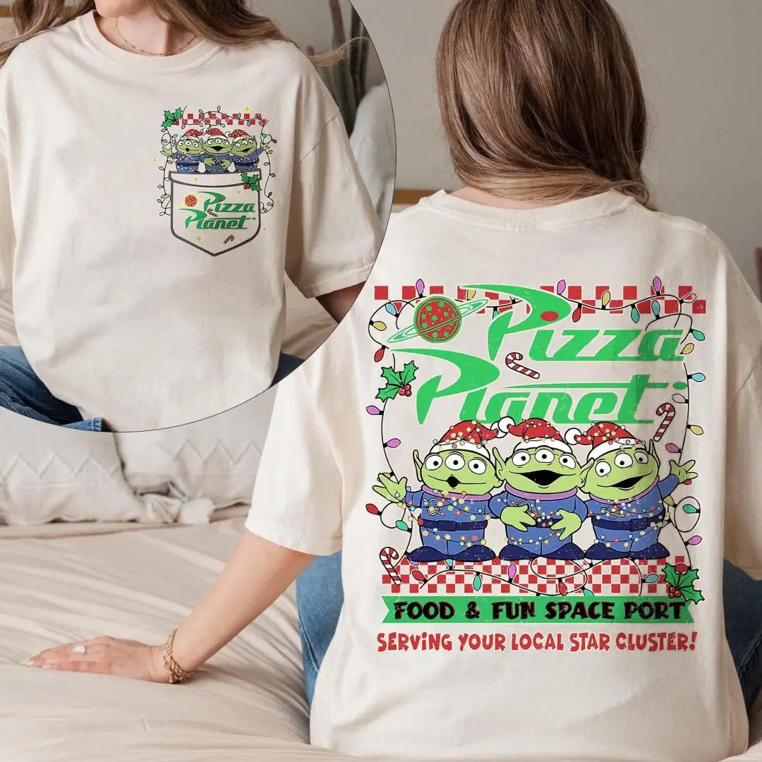 Disney Toy Story Pizza Planet Christmas Shirt