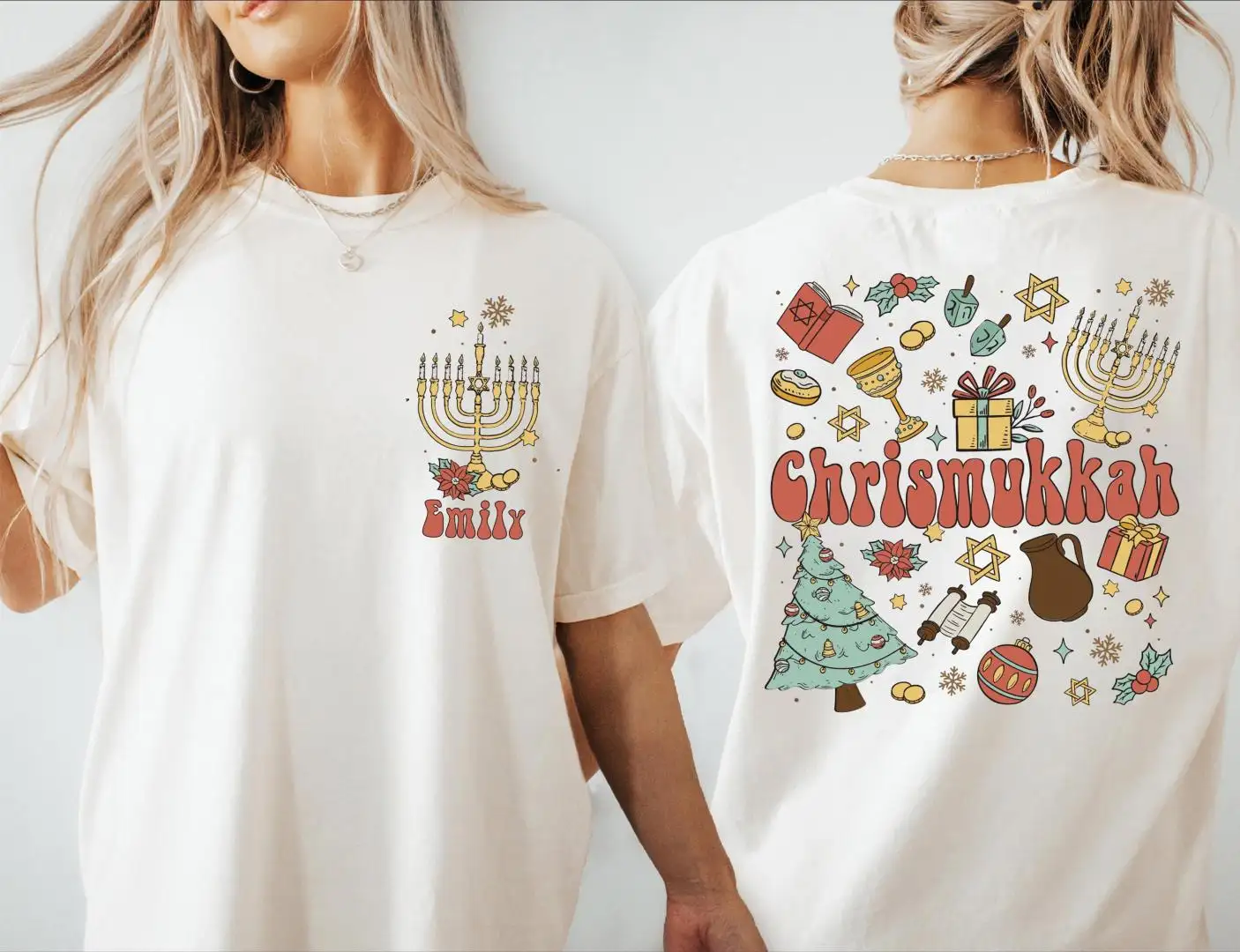 Chrismukkah Holiday Shirt for Jewish Christmas Celebration