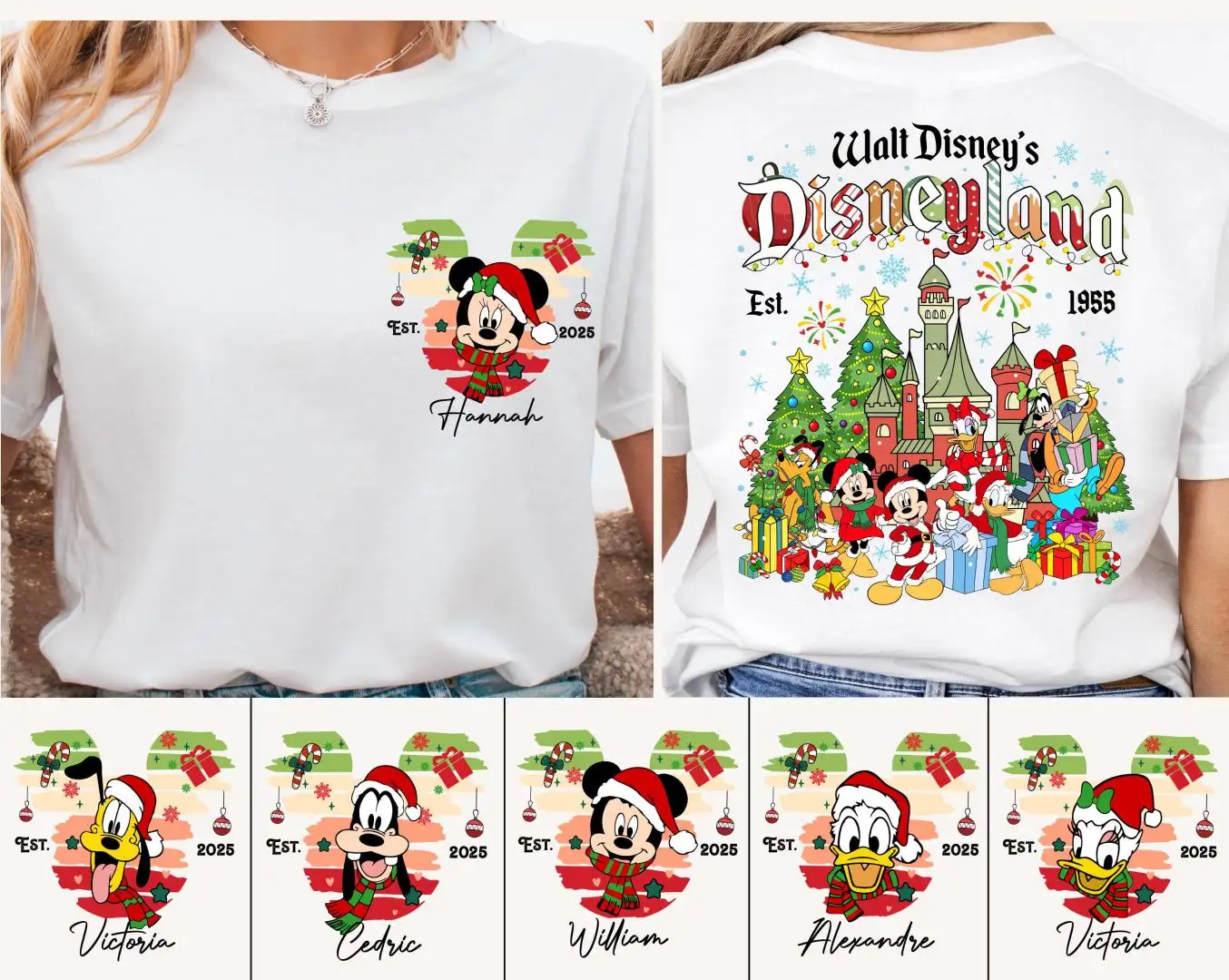 Disney Christmas Mickey Family Matching Shirt