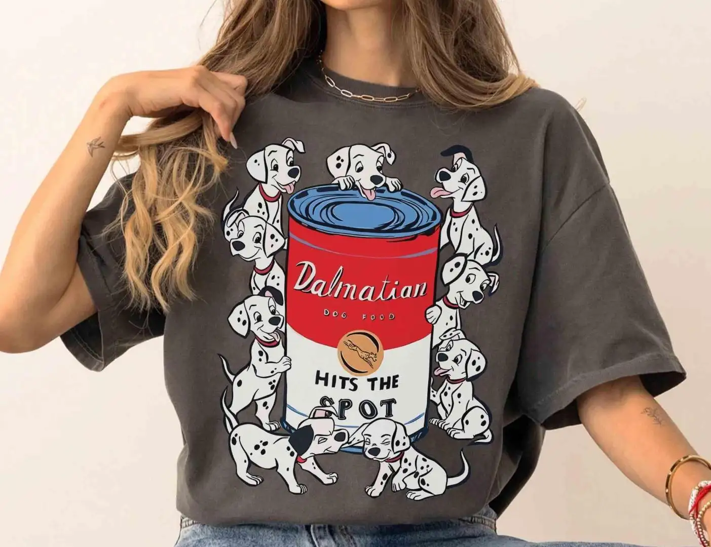 Disney 101 Dalmatians Dog Food Hits The Spot Shirt