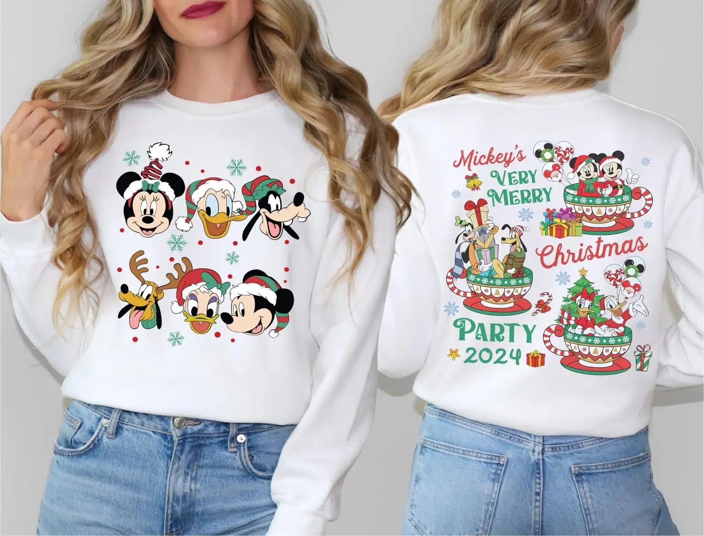 Disney Christmas Party Shirt for Family Besties Trip