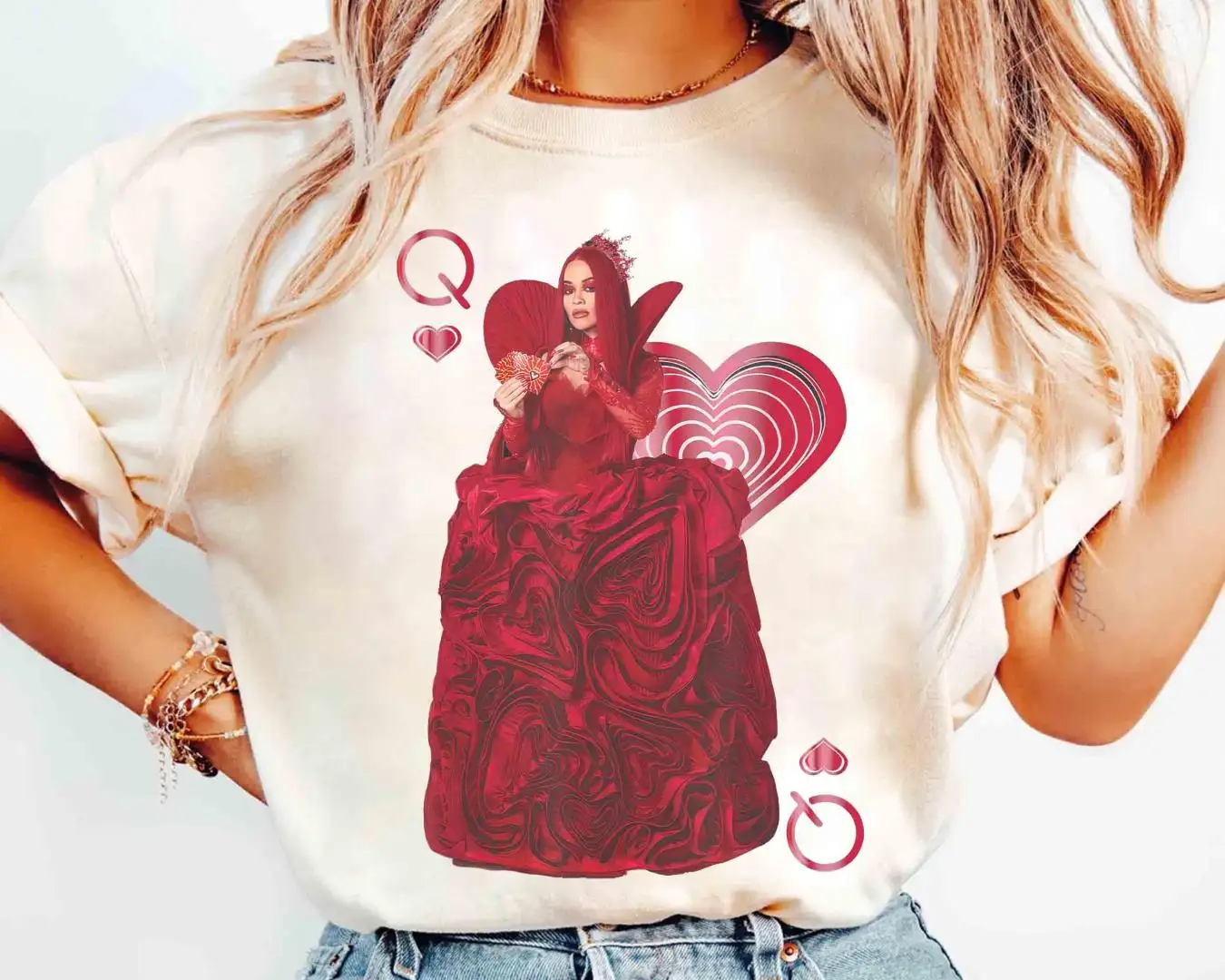 Disney Descendants 4 Queen of Hearts Portrait Shirt