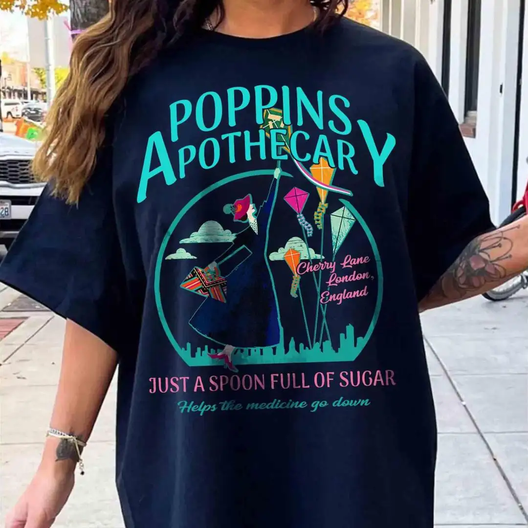 Vintage Mary Poppins Apothecary Shirt for Disneyland Family Vacation