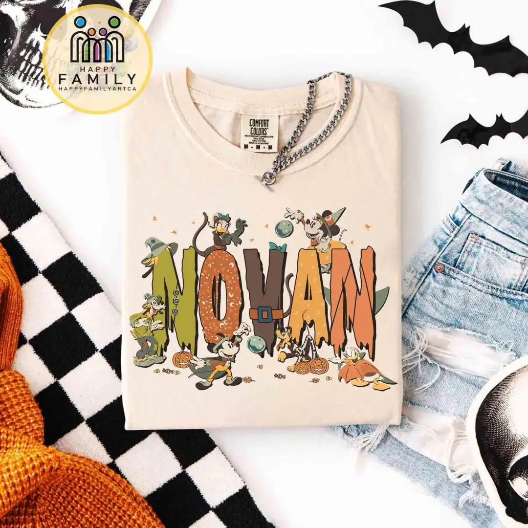 Personalized Kids Halloween Shirt for Mickey's Not So Scary Party