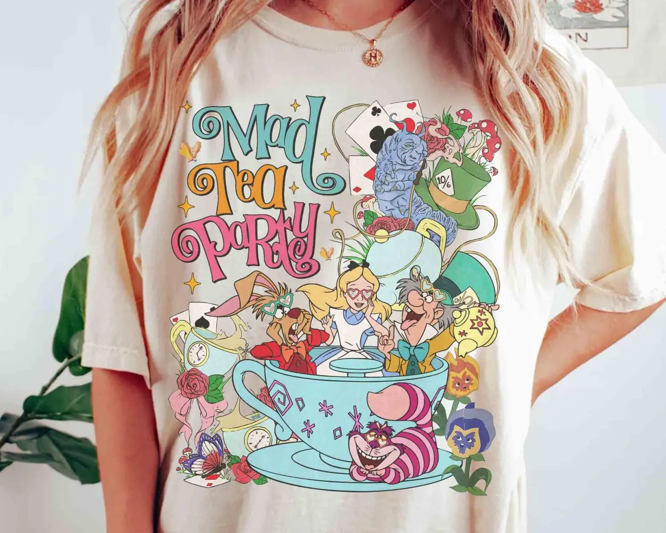 Vintage Disney Alice in Wonderland Family Shirt