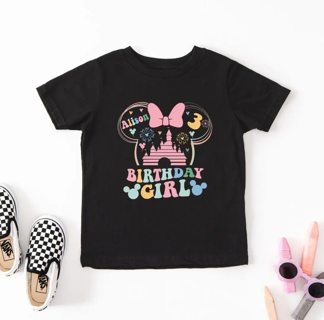Minnie Mouse Birthday Shirt for Toddlers Disney Trip