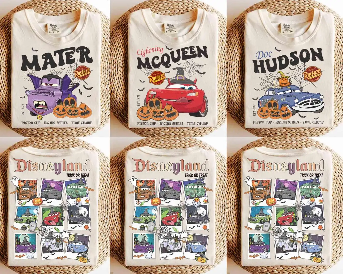 Vintage Cars Movie Halloween Shirt for Kids