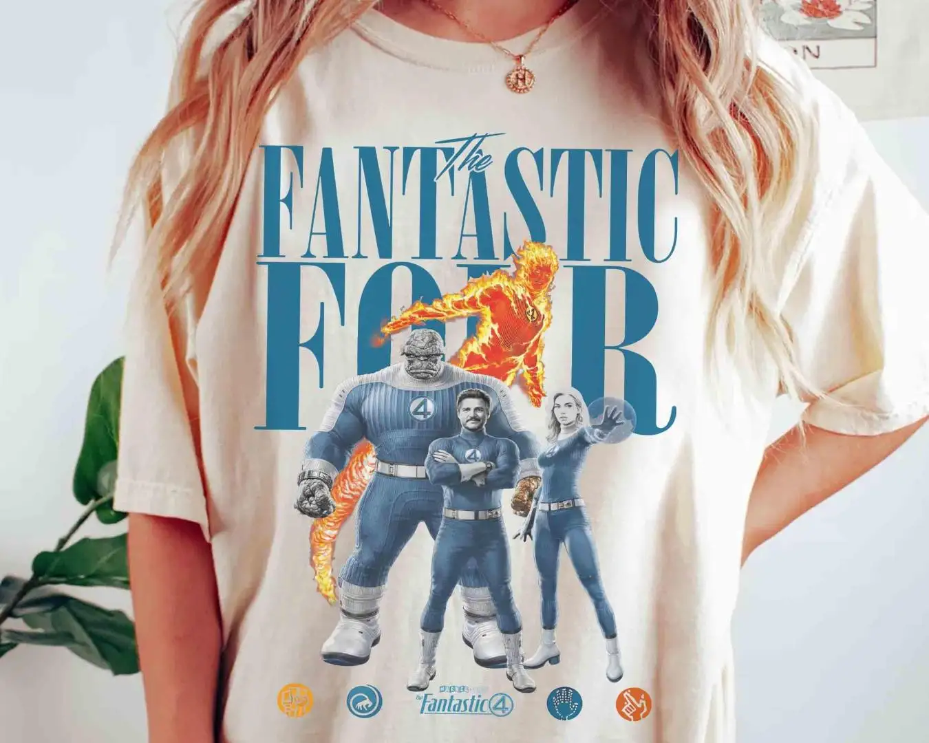 Marvel Fantastic Four First Steps Comic Book Shirt