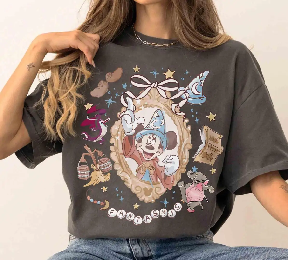 Vintage Disney Sorcerer Mickey Wizard Shirt