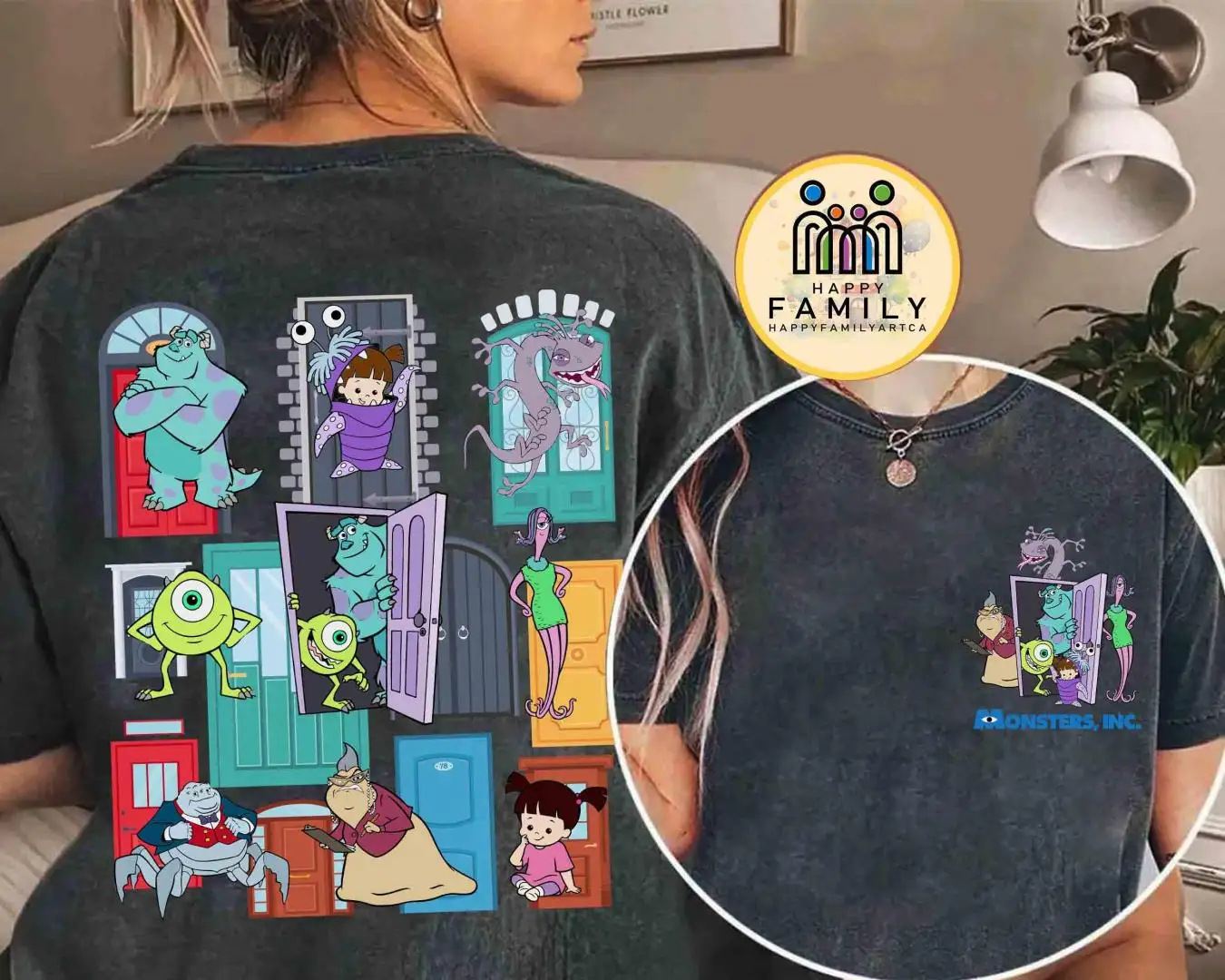 Monsters Inc Shirt Disney Pixar Family Trip Tee
